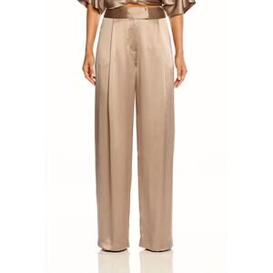 NEW THE SEI relaxed trouser pants in fossil